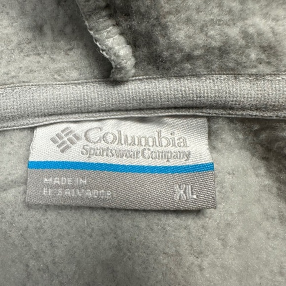 Columbia PFG Hoodie Men XL Gray Pullover‎ Sweatshirt Performance Fishing Gear - Picture 8 of 10